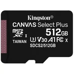 Comparateur de prix : Kingston Canvas Select Plus - carte memoire flash - 512 Go - SDXC UHS-I