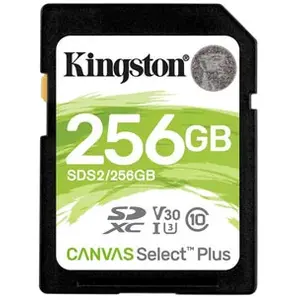 Comparateur de prix : Kingston Canvas Select Plus - carte memoire flash - 256 Go - SDXC UHS-I