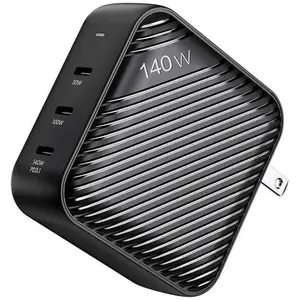Invzi Chargeur Mural Usb-c+c+a Gan + Câble Usb-c-c Usb-a Et Usb-c 1 M ...
