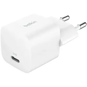 Comparateur de prix : Belkin BoostCharge Chargeur secteur USB-C (25 W) (Blanc)