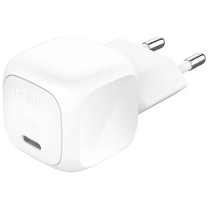 Belkin BOOST CHARGE - Adaptateur secteur - compact - 20 Watt - Power Delivery 3.1, Fast Charge (24 pin USB-C) - blanc pas cher
