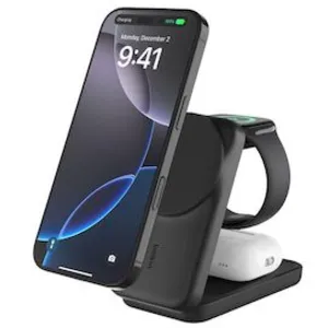 Comparateur de prix : Belkin UltraCharge - Support de chargement sans fil - 3-en-1, magnétiq...