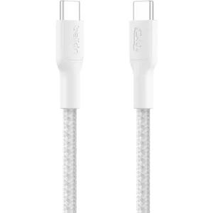 Comparateur de prix : Belkin Câble BoostCharge Pro USB-C vers USB-C 240W - Blanc - 1 m