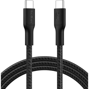 Comparateur de prix : Câble USB-C Belkin BoostCharge Pro 240W 2m tressé charge rapide noir