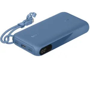 Comparateur de prix : Belkin BoostCharge Powerbank 20K avec Ecran - Bleu