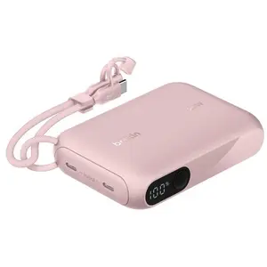 Comparateur de prix : Belkin Bpb027hqpk Banque D'Alimentation Électrique 10000 Mah Rose
