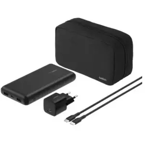 Comparateur de prix : belkin bu042kqbk boostcharge powerbank set 20.000mAh USB-C chargeg. noir