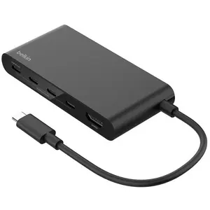 Comparateur de prix : Hub Belkin 5 ports 10 Gbit/s AVC021HQBK USB-C HDMI 100W Pass-Through