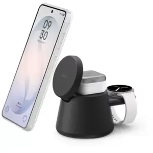 Station de charge BELKIN Station de recharge 3-en-1 25W Qi2 Noir