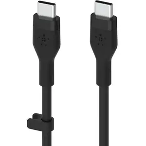 Belkin - Flex usb-c/usb-c to 60W 1m, black CAB009bt1MBK (CAB009BT1MBK) pas cher