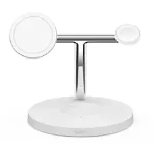 Comparateur de prix : Belkin Boost Charge PRO - Station de recharge 3 en 1 avec MagSafe - Blanc
