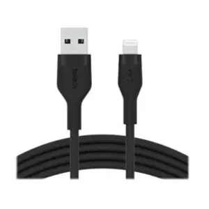 Belkin Cbl Silicqe USB-A LTG 2M noir câble USB USB A USB C/LightningVendu parkaufland