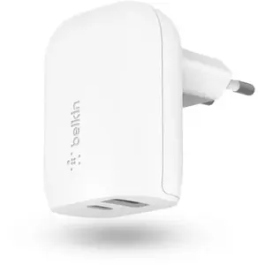 Comparateur de prix : BELKIN CHARGEUR SECTEUR DOUBLE PORT 37W 25W USB-C PD PPS + 12W USB-A B