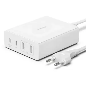 Comparateur de prix : Belkin BOOST CHARGE GaN adaptateur secteur - 2 x USB, 2 x USB-C - 108 Watt