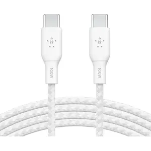 Belkin CAB014bt3MWH câble USB USB 2.0 3 m USB C Blanc pas cher
