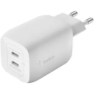 Comparateur de prix : Belkin  Adaptateur Boost Charge  GaN Pro 2 ports - USB-C - 65 W - Blanc