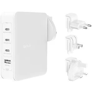 Comparateur de prix : Chargeur secteur Belkin BoostCharge Pro GaN 4 ports 140 W Blanc