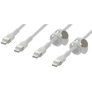 Comparateur de prix : Belkin BoostCharge Pro Flex câble USB 1 m USB 2.0 USB C Noir, Blanc