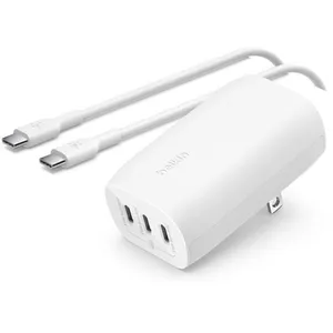 Comparateur de prix : Belkin Chargeur Secteur 3 Ports USB-C 67W (Blanc)