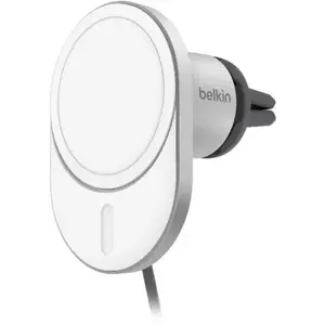Comparateur de prix : Non communiqué Belkin BoostCharge Pro - Support de chargement sans fil de voiture - magnétique avec Qi2 - 15 Watt - Fast Charge - gris