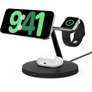Comparateur de prix : Station d'accueil BELKIN Qi2 noir 3 en 1