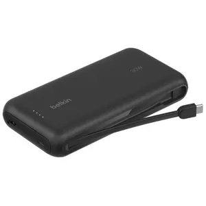 Comparateur de prix : Batterie externe BELKIN 20000 mAh avec cable USB-C intégre noir