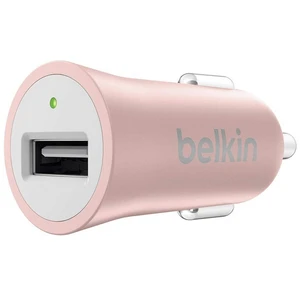 Comparateur de prix : BELKIN Mini chargeur allume cigare 2,4A, 5V, 12W - Or/ Rose métal