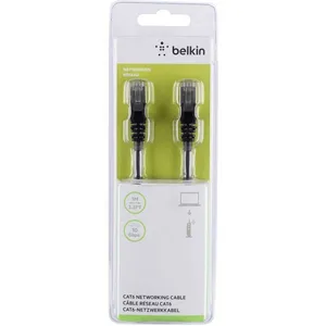 Comparateur de prix : BELKIN Câble CAT6 STP RJ45M M 1M Patch Snagless CCA - Noir