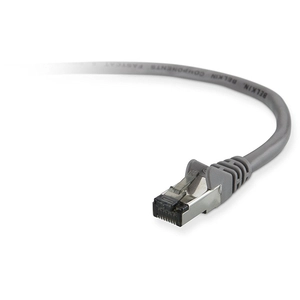 BELKIN Câble CAT5E STP RJ45M M 2M Patch Snagless - Gris pas cher