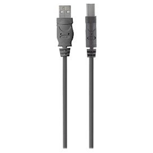 Belkin USB 2.0 A - USB 2.0 B, 3m câble USB USB A USB B Gris pas cher