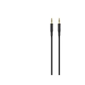 Belkin - Câble auxiliaire avec connecteurs plaqués or - 2M - Noir pas cher