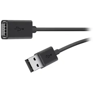 Belkin USB 2.0 A M/F 3m câble USB USB A Noir pas cher
