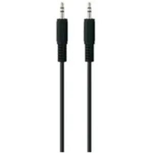 Comparateur de prix : BELKIN Câble audio M/M 3,5 mm Nickel - 1 m port - Noir