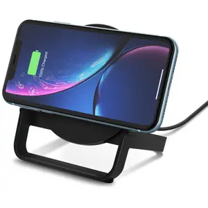 Comparateur de prix : BELKIN Chargeur à induction Boost Up Wireless Stand - 10 W - Noir - Adaptateur PSU inclus
