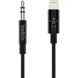 Câble audio 3,5 mm avec connecteur Lightning - BELKIN - 1,8 m pas cher