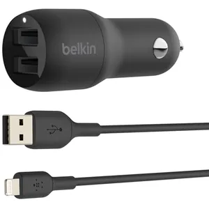 Comparateur de prix : BELKIN - chargeur voiture - Dual USB-A Car Charger