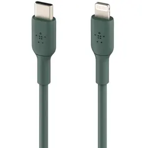 Comparateur de prix : Belkin Cable en PVC, USB-C vers litghtning, longueur 1m, vert nuit