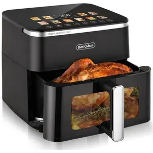 KotiCidsin Friteuse à air sans huile 11 L Grande capacité 2000W Avec F... pas cher
