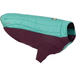 Comparateur de prix : Ruffwear Powder Hound Jacket - Veste pour chien Aurora Teal S
