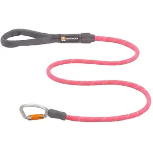 Comparateur de prix : Ruffwear Knot-a-Leash - Laisse pour chien Fireweed Pink S - Ø 7 mm