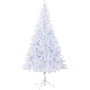 210 cm Arbre de Noël artificiel et support acier 1210 branches pas cher