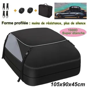 Sac de Toit Voiture - TOOLUCK - 425L - 1000D Tissu d Oxford - Coffre D...Vendu parcdiscount