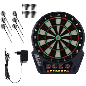 Cible de Fléchettes Electronique - ELOKLEM - 4 Écrans LED + 27 Mode de...Vendu parcdiscount