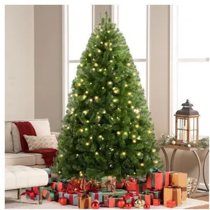 CAROMA Sapin de Noel LED Lumineux 180 cm Sapin de Noel Artificiel pré-... pas cher