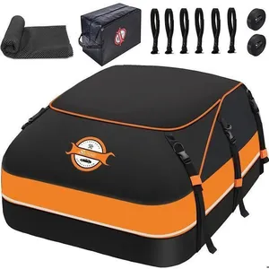 Sac De Toit Voiture-Sailnovo-600LCof De Toit Voiture PliableÉtanche Tissu d’Oxford et ZipConvient avec/sans Barres de ToitVendu parcdiscount