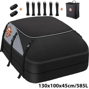 Coffre de Toit Voiture Pliable - Sailnovo - 130x100x45cm/585L - Sac de...Vendu parcdiscount