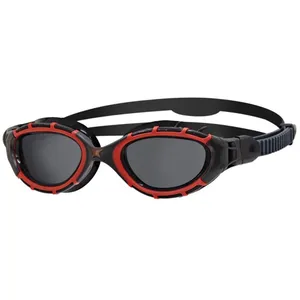 Lunettes de natation Zoggs Predator Flex Polarized Large Fit rouge noir