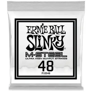 Ernie Ball 10548 - Corde électrique au détail Slinky M-Steel - Filé rond 048
