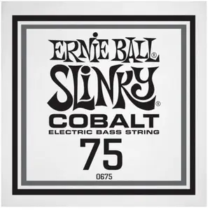 Ernie Ball 10675 - Corde basse au détail Slinky Cobalt - Filé Cobalt 075