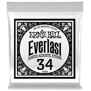 10334 - Corde acoustique au détail Everlast Bronze - Filé rond 034 pas cher